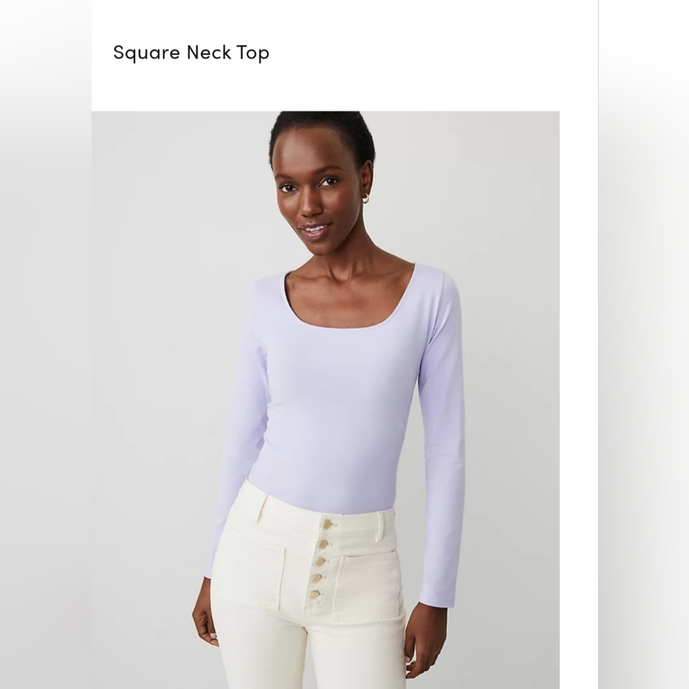 Ann Taylor Soft Purple Blouse